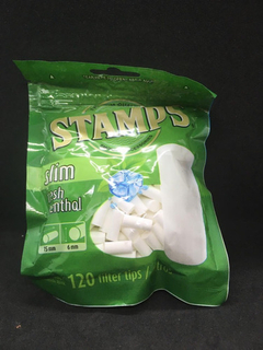 Filtro Stamps Slim 6mm Fresh Mentol 120u Para Armar - comprar online