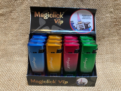 Magiclick Vip Recargable Catalítico. Llama Soplete. Caja 12u