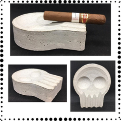 Cenicero Cemento. De Diseño Puros Cigars. Nacional