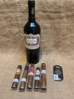 Kit ideal Regalo Cigarros + Vino rutini