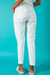 PANTALÓN SUELTO SPANDEX BLANCO SLIM - JOGGER - comprar online