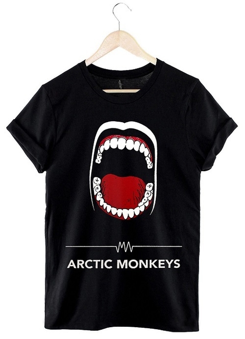 Remera Arctic Monkeys (negro)