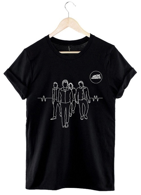 Remera Arctic Monkeys (negro)