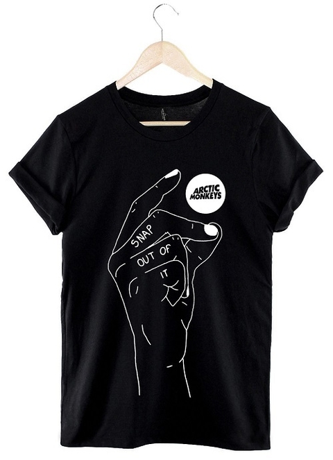 Remera Arctic Monkeys (negro)