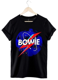 Remera Bowie Nasa (negro)