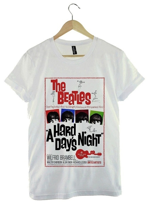 Remera The Beatles - A Hard Days Night