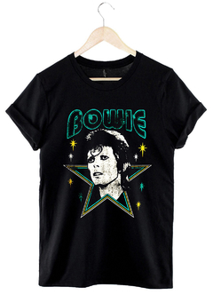 Remera David Bowie (Negro)