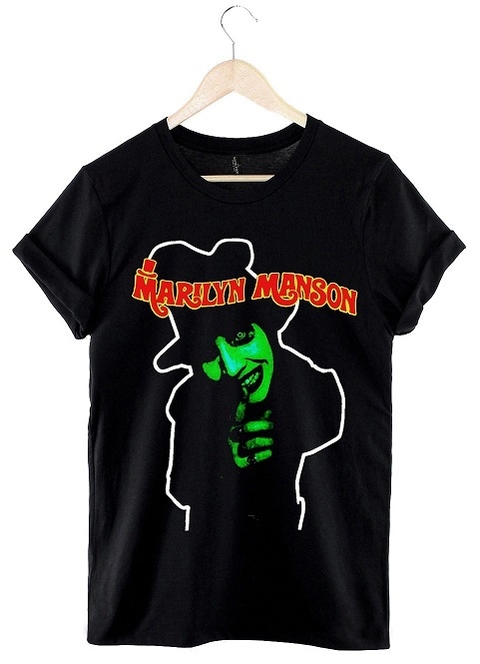 Remera Marilyn Manson (Negro)