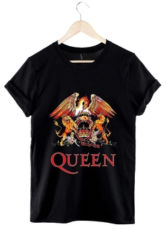 Remera Queen Logo (Negro)