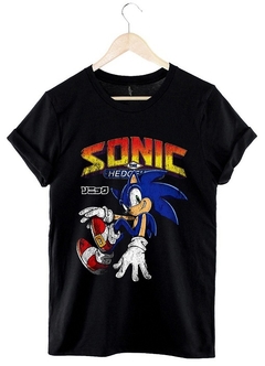 Remera Sonic (Negro)