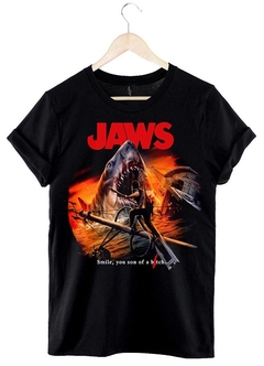 Remera Jaws (Negro)