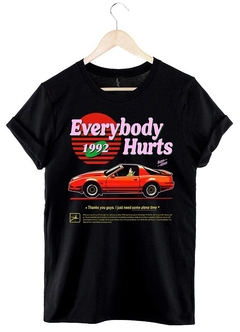 Remera The Office Hurts (negro)