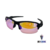 Óculos de sol Colin preto fosco com lente rosa