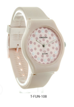 Reloj Tressa FUN - 108 (Rosa Bebe - Silicona)