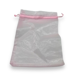 Pack de 50 Bolsas de Organza Rosa Bebe (13x18 cm) - comprar online