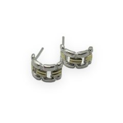 ART 14-5 Aros Pasantes Plata y Oro - comprar online