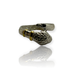 LARA 16 Anillo Serpiente Plata y Oro - comprar online