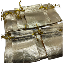 Pack de 50 Bolsas Metalizadas Doradas (7x9 cm) en internet