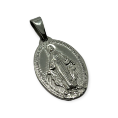 5424 Dije Medalla Milagrosa Reversible Acero Quirúrgico - comprar online