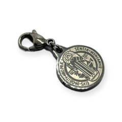 5451 Dije Medalla Reversible San Benito (15 mm) Acero Quirúrgico - comprar online