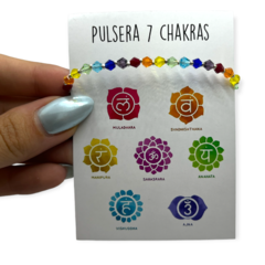 VOL-1 Pulsera 7 Chakras Plata 925