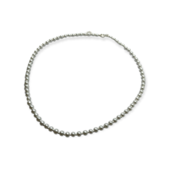 VOL-4 Collar Perlas Blancas Plata 925