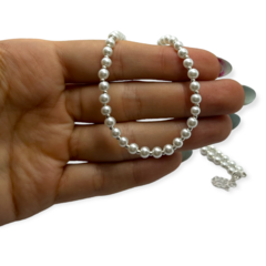 VOL-4 Collar Perlas Blancas Plata 925 - comprar online