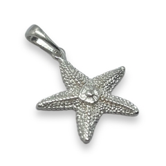 2.6 gr Dije Estrella de Mar Plata Italiana