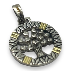 DI-1046 Dije Arbol de la Vida / Ultimas Unidades (25mm) Plata y Oro