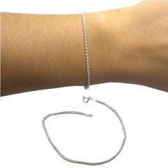 2.2 gr Pulsera Finita Plata Italiana