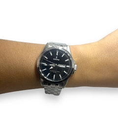 Reloj Festina Hombre F20357 - Fondo Negro Acero Calendario Agente Oficial - comprar online