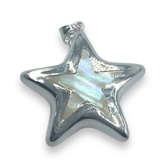 6140 Dije Estrella con Nácar (43mm) Acero Blanco