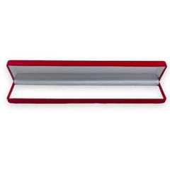 Estuche Premium para Pulseras - Terciopelo Rojo / X Unidad (24 cm x 4,5cm) - Stal Joyas