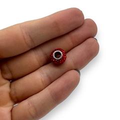 SIN-60 Dije Dona Cubics Rojos (12 mm) - Últimas Unidades Acero Quirúrgico en internet