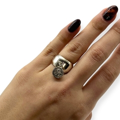 AN-RU 349SB Anillo Religioso Reversible Colgante Plata 925 - comprar online