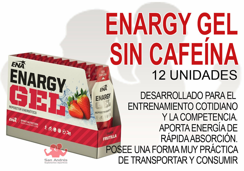GEL ENERGÉTICO CON CAFEÍNA - Enervit Sport - Suplementos deportivos