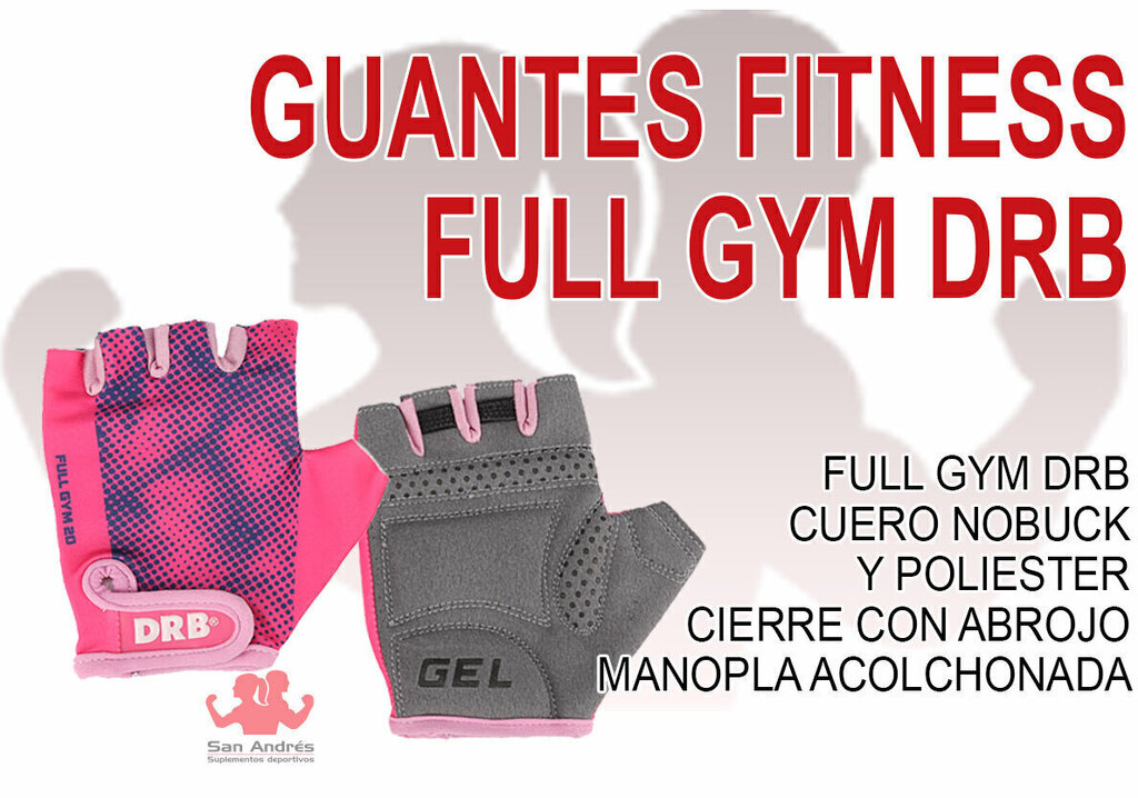 Guantes de Fitness Full Gym Rosa - DRB
