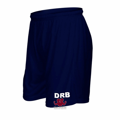 Short Liso AZUL Fútbol Hombre - DRB