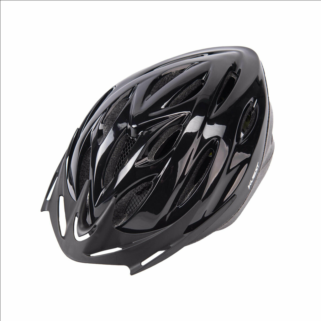 Casco MTB Kuest Negro Proteccion Regulable con Visera