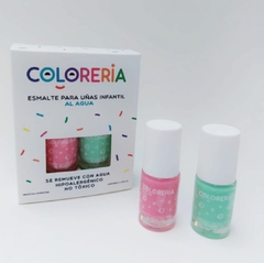 Set de Esmaltes al agua x2 - comprar online