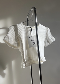 CROPTEE PUNTO RIBBED