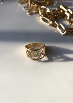 Anillo Gold Geométrico