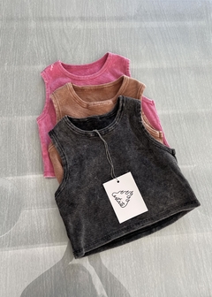 WASHED CROPPED TANK (+3 colores) en internet