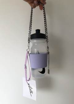 Cup Holder Lila & Silver (vaso + porta vaso con cadena) - comprar online