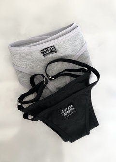 Set #4 Black & Grey. Basic panties & baby panties