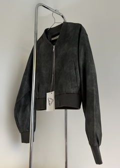 Bomber Leather Jacket en internet