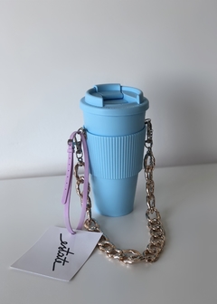 Cup Holder Sky & Gold (vaso + porta vaso con cadena) - comprar online