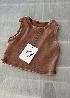 WASHED CROPPED TANK (+3 colores) - comprar online