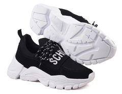 Tênis Sneaker Chunky Preto Feminino Lançamento Promoção na internet