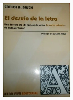 DESVIO DE LA LETRA, EL.BASCH, CARLOS A.